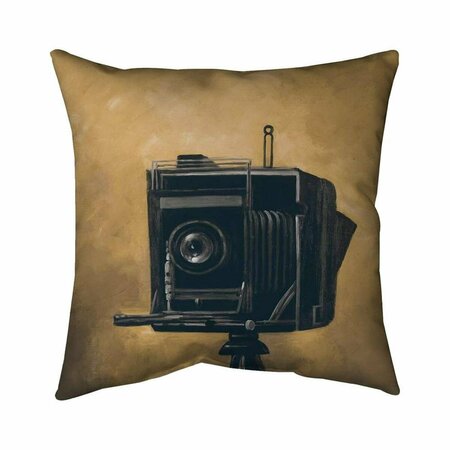 FONDO 26 x 26 in. Vintage Camera-Double Sided Print Indoor Pillow FO2775457